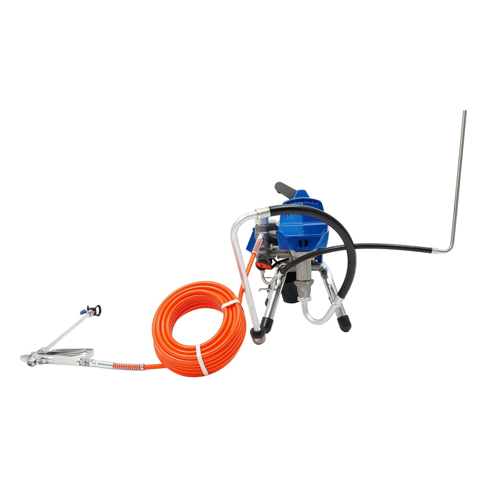 Pulverizador de pintura Airless, 1200 W, pulverizador de pintura Airless 3000 PSI Airless con manguera de alta presión, 3,5 l/min, para trabajos de pulverización en interiores y exteriores