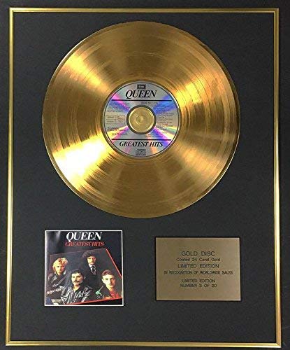 Amazon｜Queen - Exclusive Limited Edition 24 Carat Gold Disc