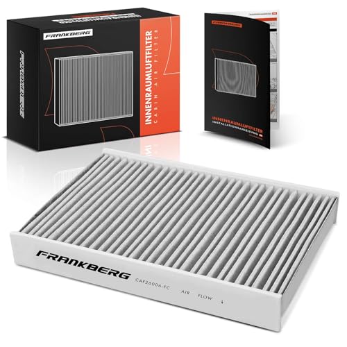 Frankberg Cabin Air Filter with activated carbon Compatible with Mii KE1 KF1 UP 121 122 123 BL1 BL2 BL3 Citigo NF1 E-Citigo NE1 Load UP 121 122 BL1 BL2 Replace# 1S0819669