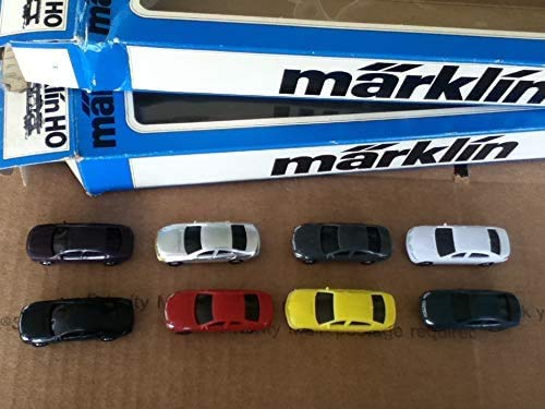 MARKLIN HO DB Long AUTO-Transport 4-AXELS 4074 with 8 INMOBILE Cars
