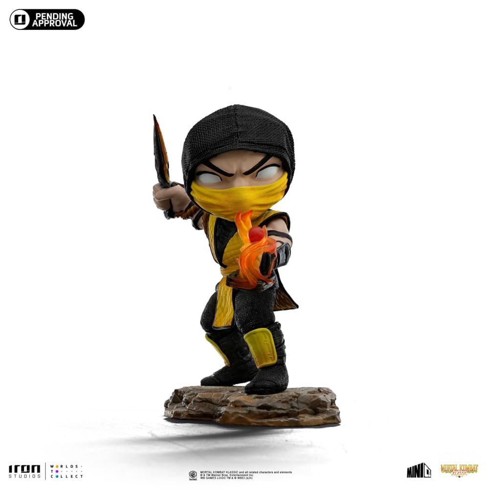 アイアントイズ　Mortalkombatスコーピオン Amazon.com: Iron Studios Collectbile Statue Scorpion - Mortal