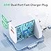 45W USB C Charger,For iPhone 15 16 Charger,For Samsung Fast Charger Dual USB Plug with 1.8M USBC to USBC Phone Charger Cable for Samsung Galaxy S24/S23/S22,iPhone 15/16 Pro,iPad Pro/Air,ect 45W USB C Charger,For iPhone 15 16 Charger,For Samsung Fast Charger Dual USB Plug with 1.8M USBC to USBC Phone Charger Cable for Samsung Galaxy S24/S23/S22,iPhone 15/16 Pro,iPad Pro/Air,ect