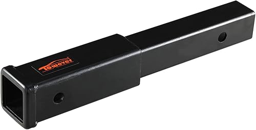 84433 Towever - Extensión de enganche para remolque, extensor de enganche para 2 receptores de enganche, 12 pulgadas de largo, 3,500 libras. GTW