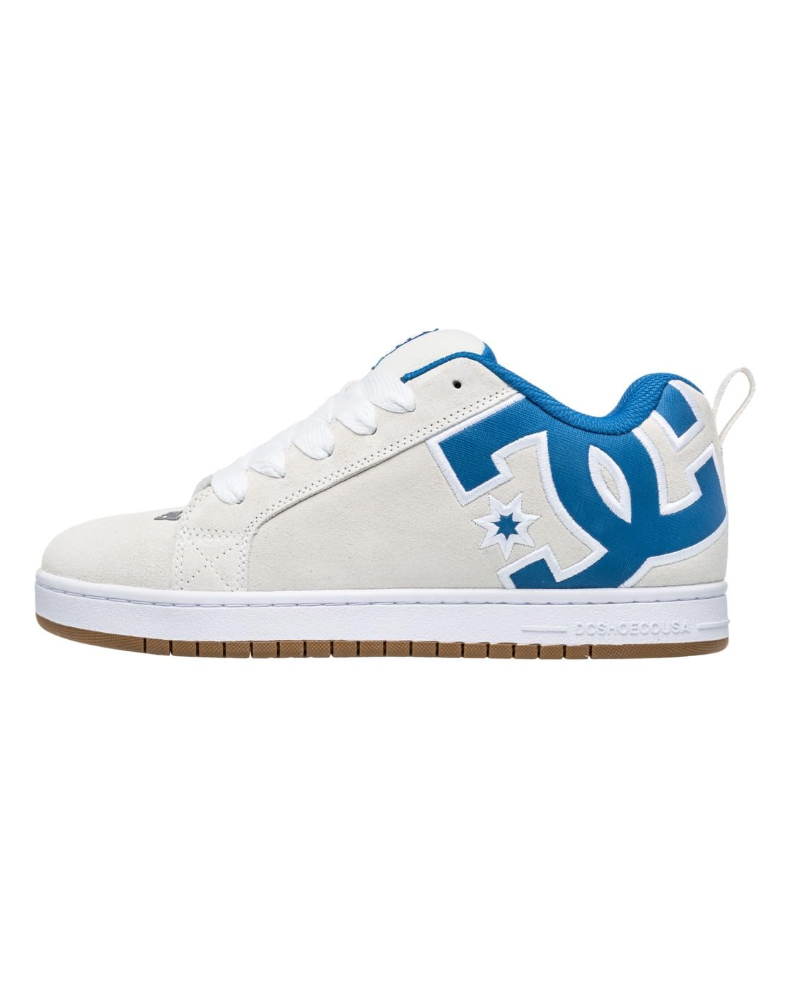 DC Shoes Men's Court Graffik Trainers, Off White Grey, 7.5 Men