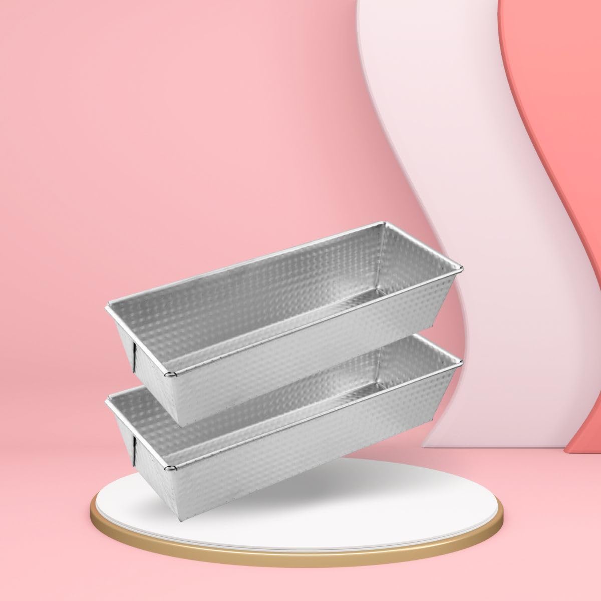 Zenker - Set van 2 Cakevormen - Zilver - 30 x 11,5 cm