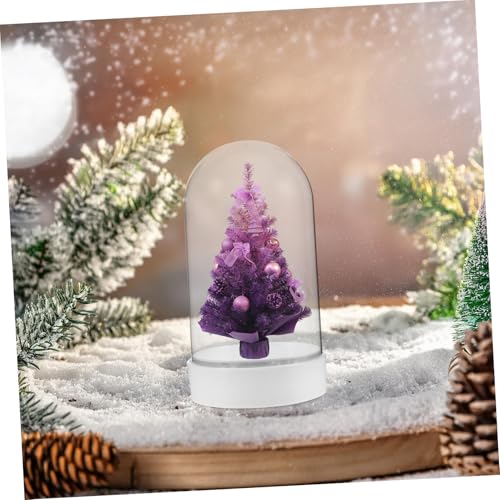 Bola de nieve Navidad con base protectora plástica LOLIPPYY de alta transparencia 6