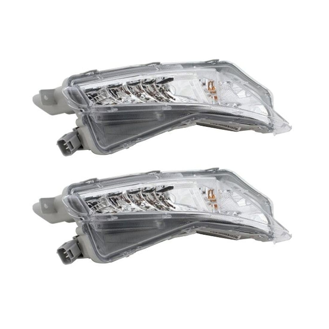 DinDoong 2 Set of - Signal Light Passenger Side Clear Lens Turn Plastic Lens for Toyota for Camry 2015-2017