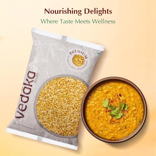 Image of Amazon Brand - Vedaka Premium Toor Dal, 1kg