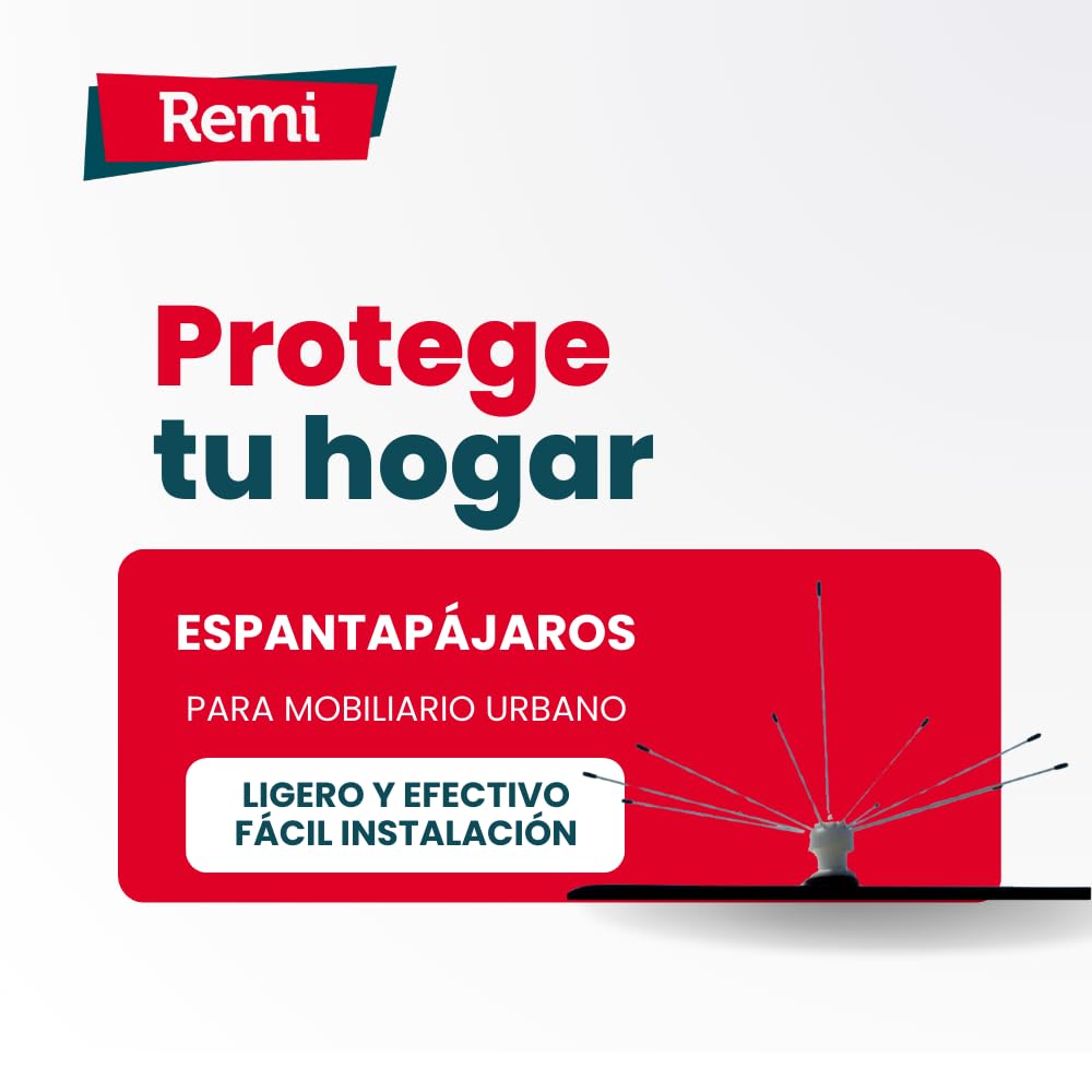 Remi Hogar Eolo Guardián para ahuyentar Aves | Espantapájaros EOLO Guardian | Ligero y Efectivo | señalizaciones urbanas, portuarias, mobiliario Urbano y farolas