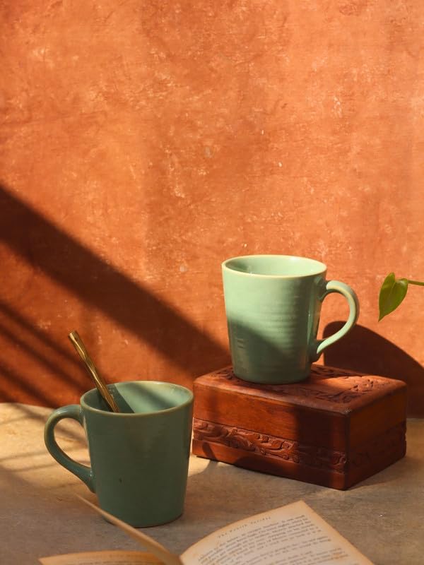 Image of WEAVING HOMES Coffee Mug (WEAVING HOMES Mint Coffee Mug)
