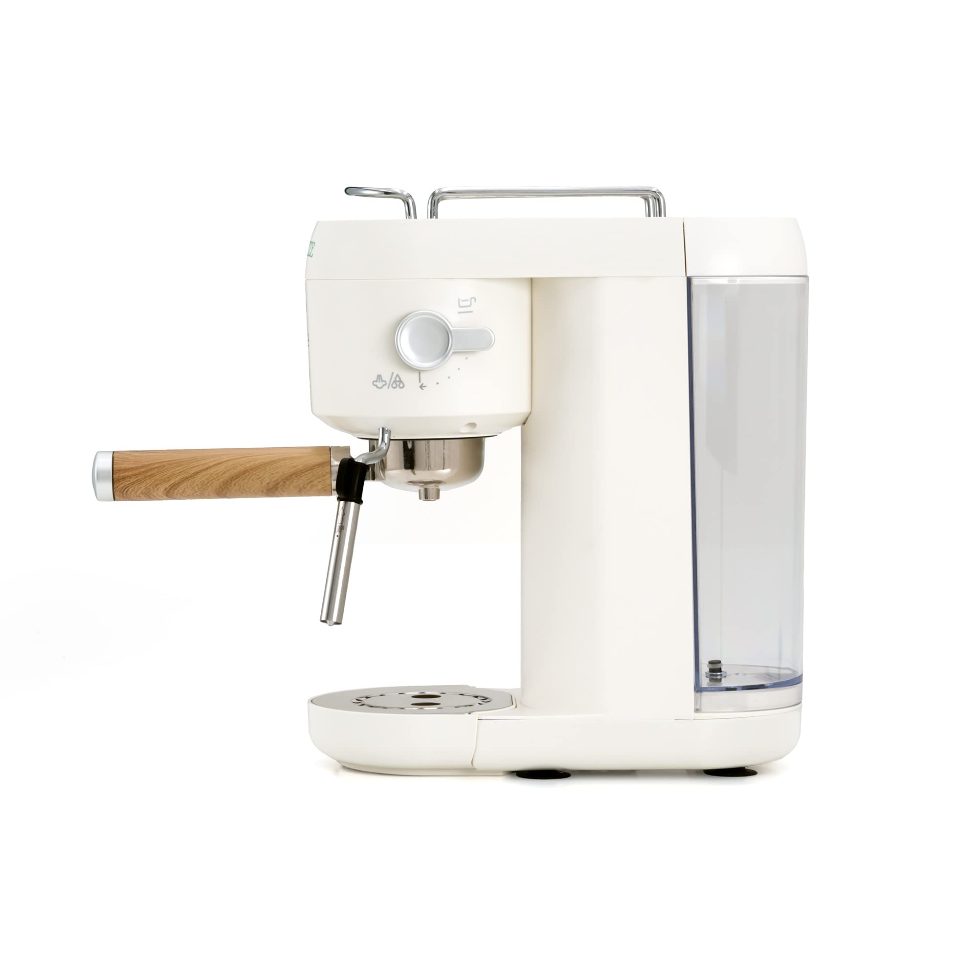 Cafetera Express Semiautomática Caprizze Hikari 1400 W 20 Bares con Vaporizador y Espumador USB incluido Color Blanco Mate