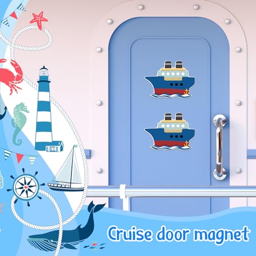 Xuhal 2 imanes decorativos para puertas de crucero miniatura 4