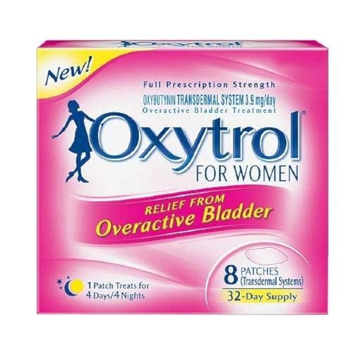 Oxytrol for Women Overactive Bladder Transdermal Patch 8 Count (Pack of 3)