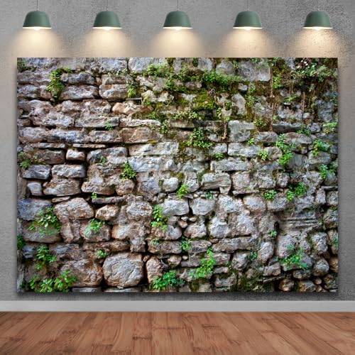 Fondo vintage ladrillo para fotografía 10x8ft piedra miniatura 2