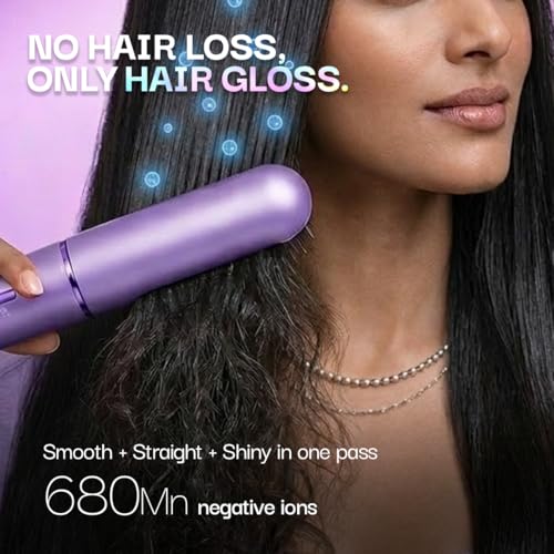 Image of Bombae (H)AirPlay Pro All-in-one Hair Styling System | Hairstyles Without Heat Damage | 110,000 RPM BLDC Motor with Ionic tech & Curling Styler with Auto Wrap | 3 Speed Settings & 4 Heat Settings with Cool Shot | 6 Interchangeable Styling Attachments