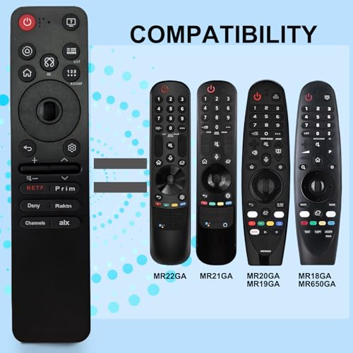 Télécommande magique LG AKB76046603 MR25GA pour TV OLED et QNED