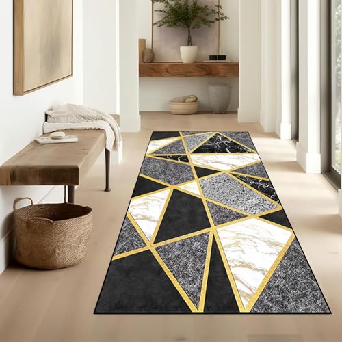 Alfombra antideslizante 45x220 evita caídas alfombra pasillo lavable de pelo corto suave 2