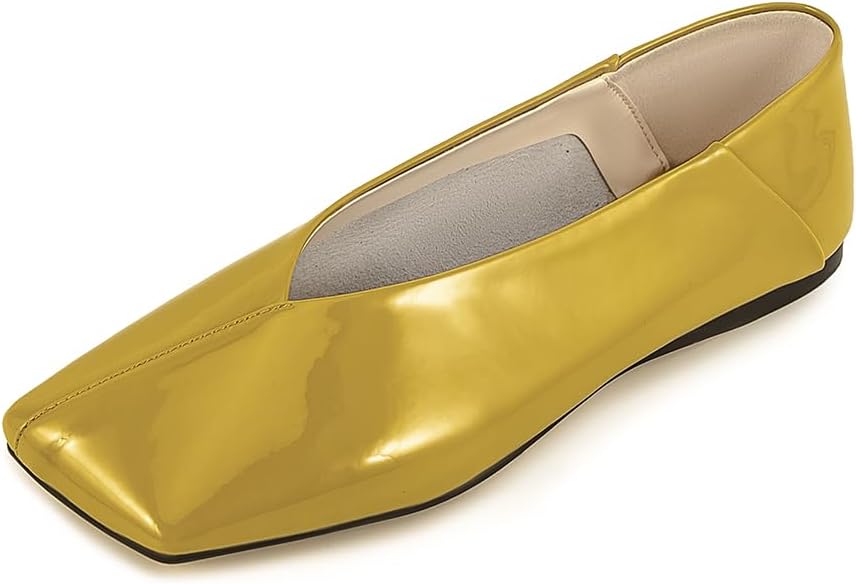 Womens Ballet Flats Square Toe Ballet Flats Shoes for Women Dress Shoes Loafers Comfortable Dressy