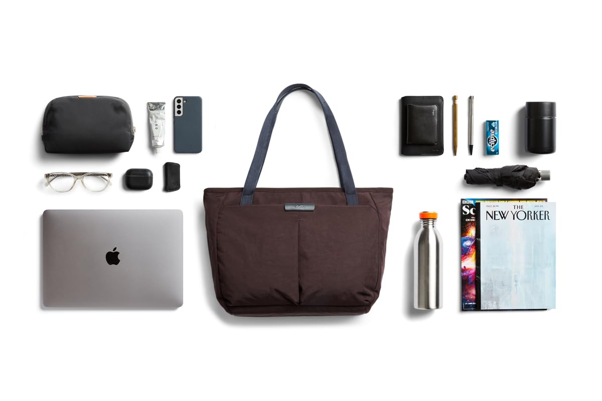 Bellroy Tokyo Wonder Tote (borsa per notebook da 12 L, per un notebook da 14") - DeepPlum