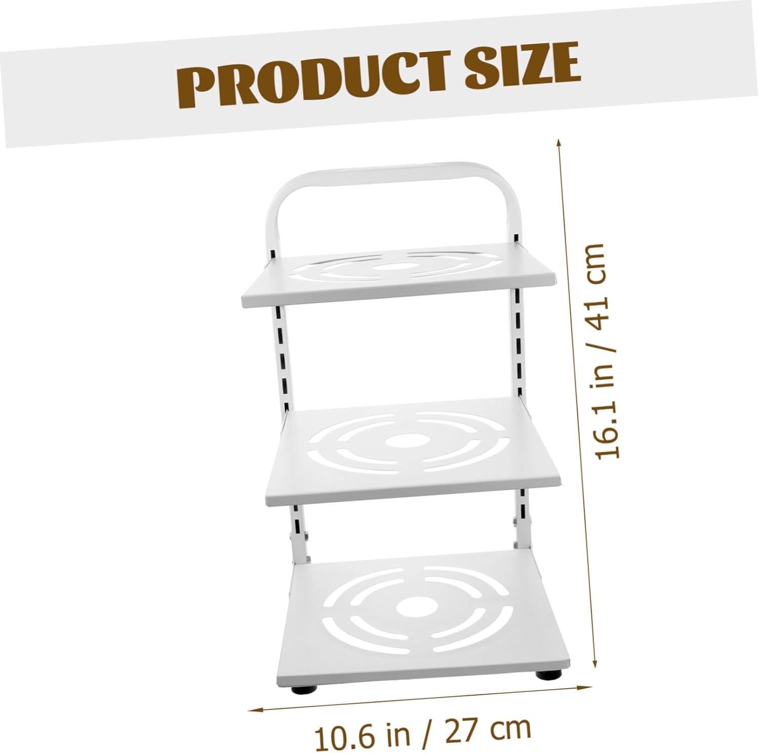 Adjustable 3-Tier Pot Rack for Kitchen Carbon Steel Multi-Function Pan Organizer Foldable Design for Cabinet Under Sink Convenient Storage for Household Use