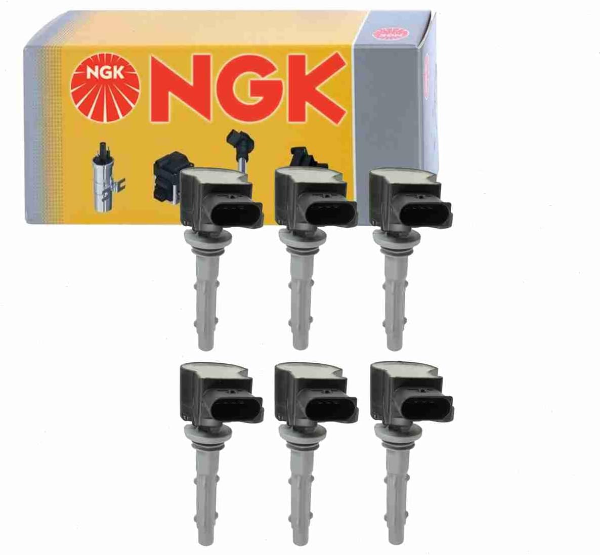 6 pc NGK Ignition Coils compatible with MercedesBenz E350