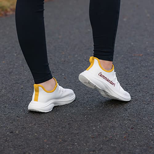 Image of FOCO NFL Womens NFL Team Logo White Athletic Shoes Sneakers