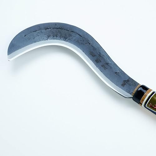 Miniatura 3 de 'OJIKA' Guadaña mango largo de doble filo Aogami hoja de acero forestal Japón herramientas 23.6inch