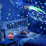 MOKOQI Star Projector, Night Light Lamp Fun Gifts for 1-4-6-14 Year Old Girls and Boys Rotating Star Sky Moon Light Projector for Kids Bedroom Decor -Pink - Image 4