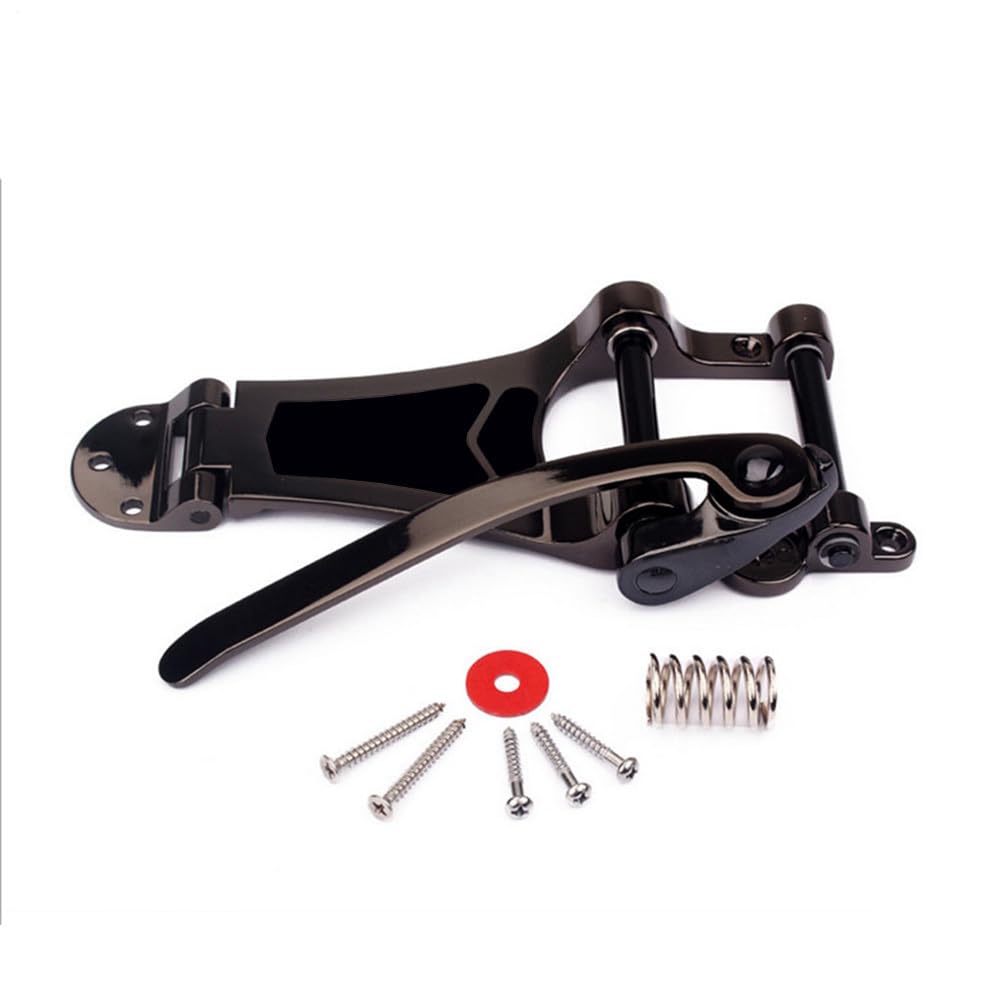 Chitarra Tremolo Bridge – di supporto jazz – Braccio vibrato | Corda cromata curva piastra di montaggio regolabile – Hardware musicale – Performance – Chitarra – Parte -Live –