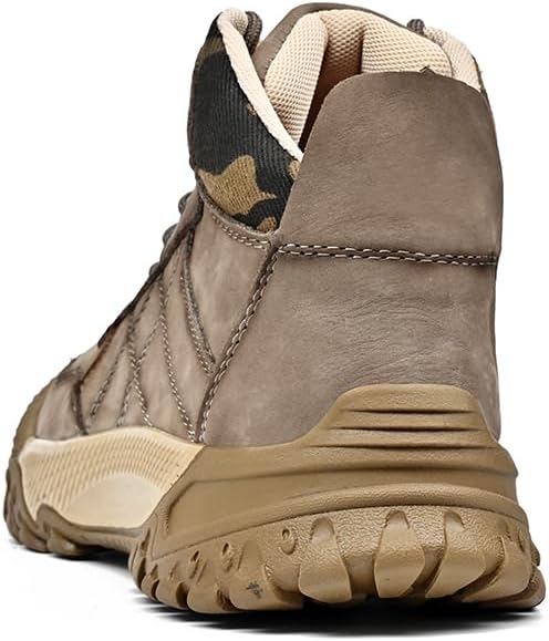 Men's Hiking & Trekking Backpacking Shoes Trail Cross Country Leather High-top