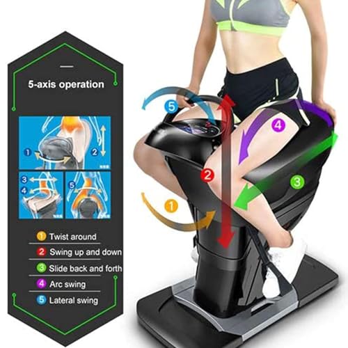 Image of Indoor Electric Horse Riding Machine Abdominal Exercise Machine Fitness Equipment Multifunctional Body Shaping Sports Stove Leg Trainer,Black