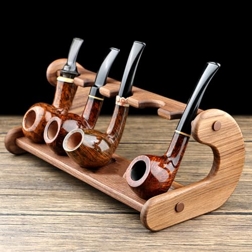 Soporte para 5 pipas de fumar con estante expositor universal estable 5