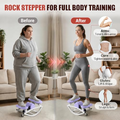 Image of Rock Stepper Side to Side, 300 LBS Capacity, Side Stepper Exercise at Home