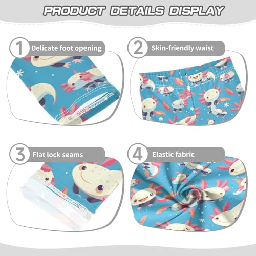 KLL Abstract Watercolor Hand Drawn Toddler Girls' Cotton Pants Soft Full Length Athleisure Pants Sports3