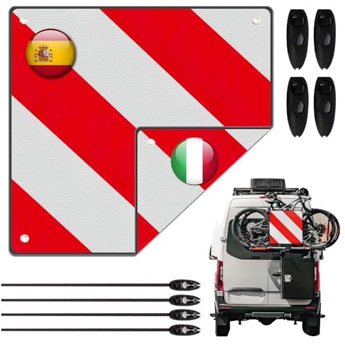 Placa V20 para Caravana y Autocaravana Señal de Aluminio 50x50 cm