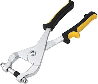 9.65 Inch Ceiling Grid Punch Pliers - 3.27mm Grid Hole Punch for Rivets - Multifunctional Puncher for Thin Metal Sheet Decoration