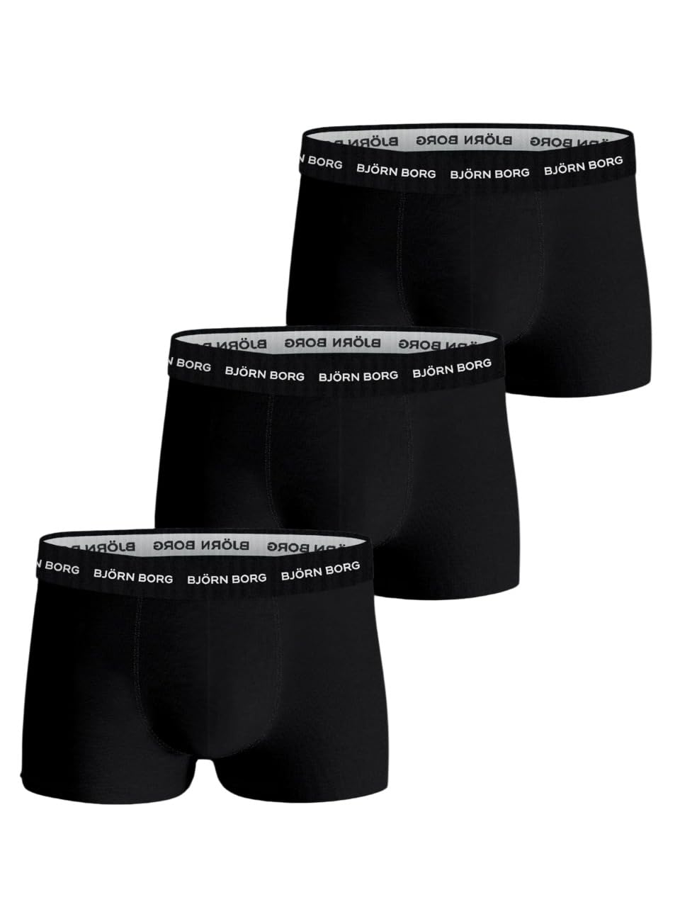 Björn Borg Men's Multicolore Cotton Stretch Boxer Shorts (X3)