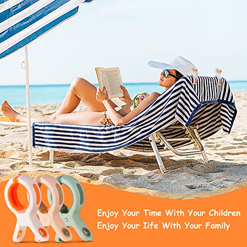 Beach Towel Clips For Beach Chairs 15Pcs Pool Towel Clips For Cruise Plastic Strong Cloth Pins Clothespins Windproof Hanging Clamps For Chairs Beach Accessories And Hanging Rack(3 Colors) #TOP1