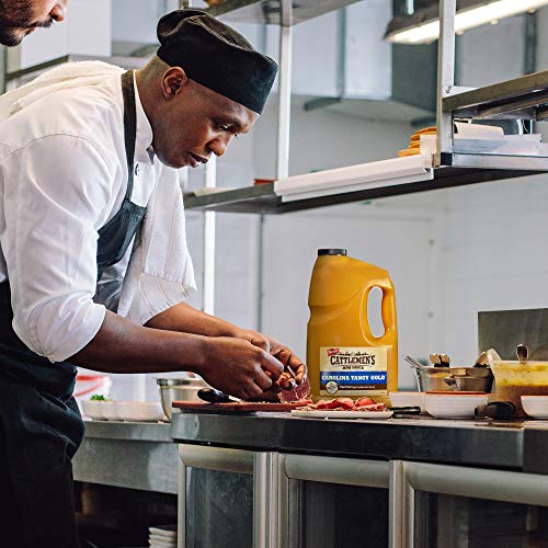 Cattlemen's Carolina Tangy Gold Bbq Sauce, 1 Gal - One Gallon Bulk Container Of Tangy Gold Barbecue Sauce Blend Of Creamy Mustard, Sweet Molasses, And More Perfect For Glazes #TOP5