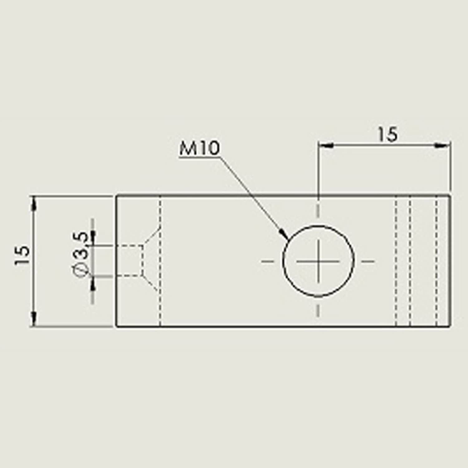 Badem10 Cam Tutucu Ahşap Raf Tutucu Cam Etejeri Metal U Tipi Krom Metal Vidalı (4 ADET)