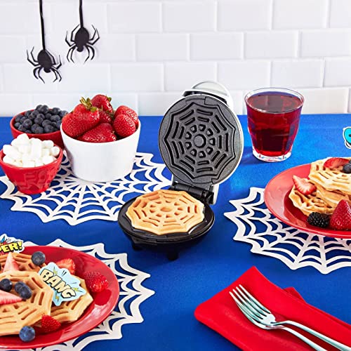 Spiderweb Mini Waffle Maker (White) #TOP5