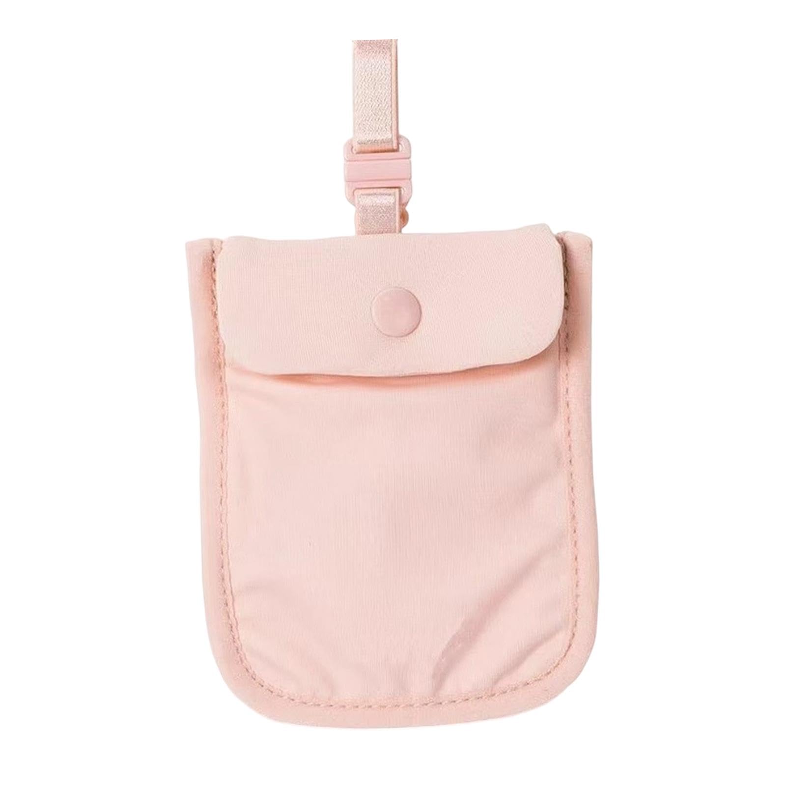 Undercover Bra Pouch for Women Travel Bra Wallet for Shopping Business Trips Pinktravel | Travel Accessories | Money Belts & Wallets