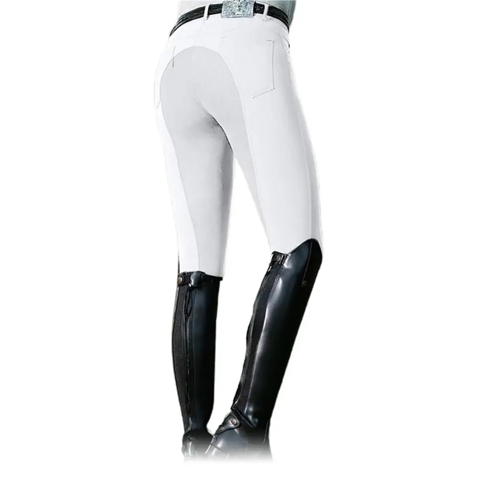 Reithosen Kleidung for Damen und Herren, modische Hose mit hoher Taille, Radhose, Feste