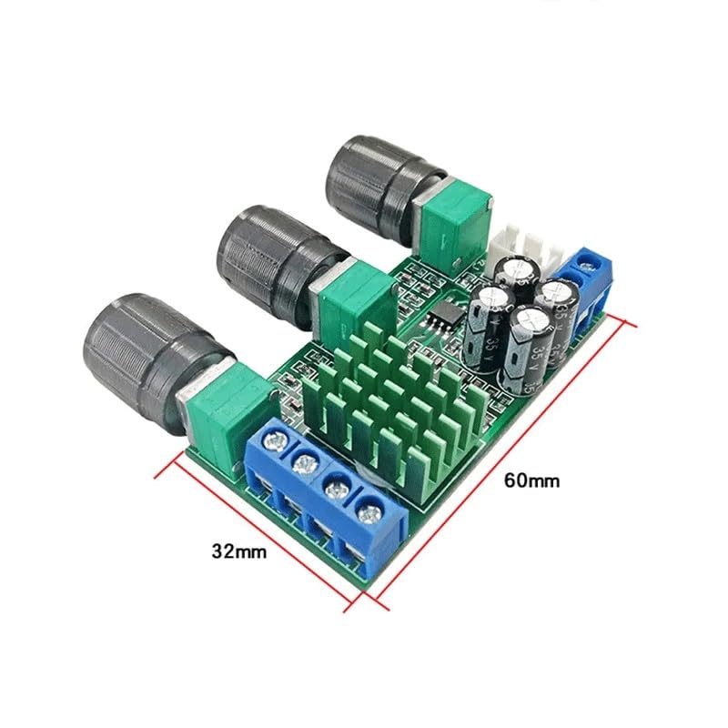 Digital Audio Treble Bass Regulating Preset Pre Amplifier Board