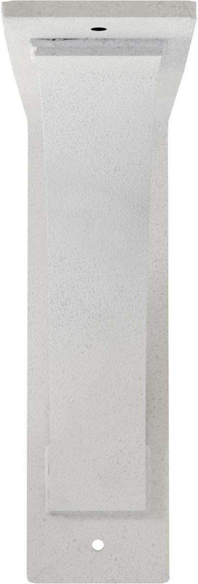 3"W x 10"D x 10"H Morris Steel Bracket, Hammered White
