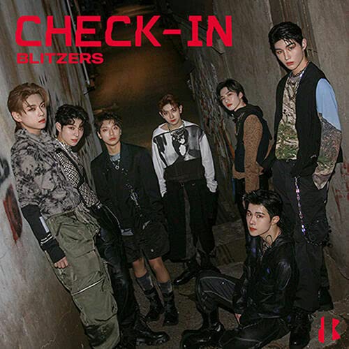 BLITZERS CHECK-IN 1st EP Album CD+96p Photo Book+Holder+Photo Card+2 Unit Photo Card+Toon Card+Diary Index+Monthly Planner+Sticker K-POP SEALED+TRACKING NUMBER