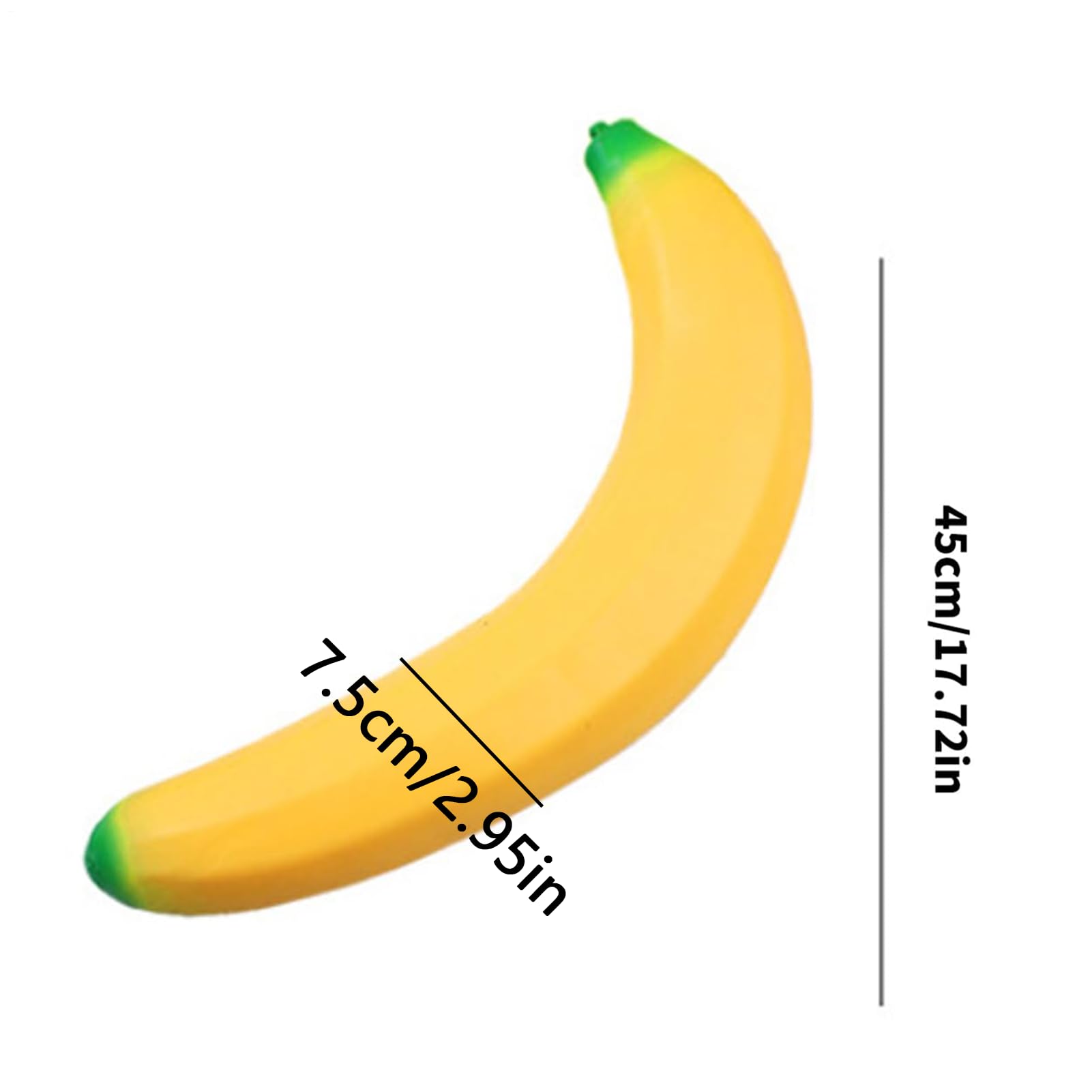 Stampo Frutta Realistica Banana, Giocattoli Sensoriali Morbidi E Non Appiccicosi, Gioco Antistress Banana Da Spremere, Per Adulti Ragazzi Bambini Premi Per Festa Di Classe Riempiscatole Compleanno