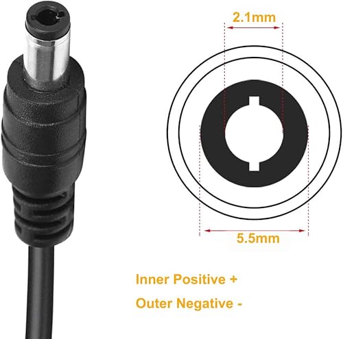 Miniatura 8 de JOYLIT Adaptador de fuente de alimentación de 12 V 8 A, CA 110 V-240 V Convertir a CC 12 voltios 8 amperios transformador con enchufe de EE. UU. de