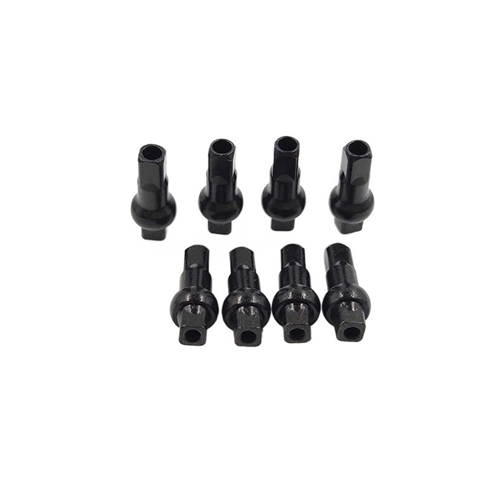 Nippel for 14,4 mm 16 mm 18 mm hochfeste Nippel aus Aluminiumlegierung, 14 G Speichen, Schwarze Rennradspeichen (Color : Black, Size : 14.4mm60pcs)