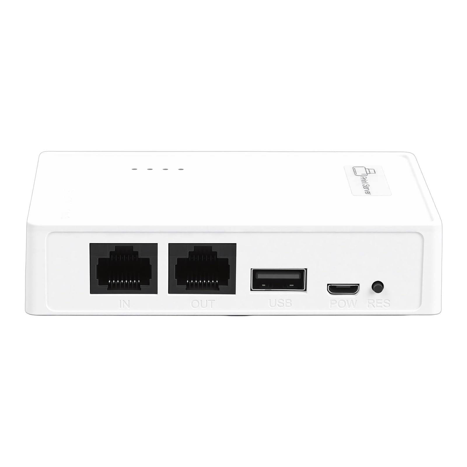 Eujgoov Server di Stampa Wireless USB, Ricevitore Condivisore di Stampanti WiFi per OS X, con Porta USB Rete Stabile per Ufficio
